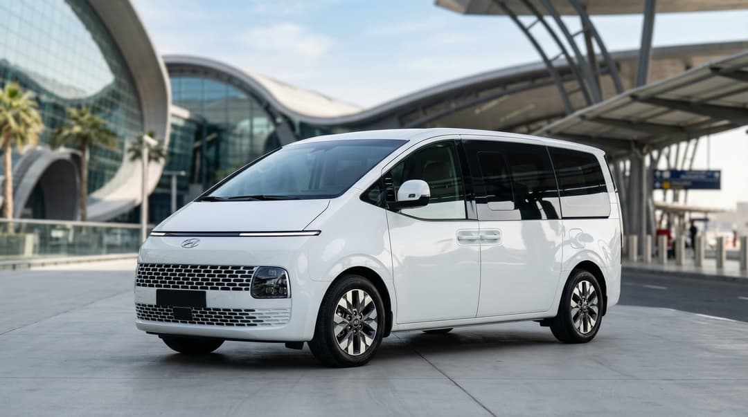 Hyundai H1 luxury van for hire in Saudi Arabia